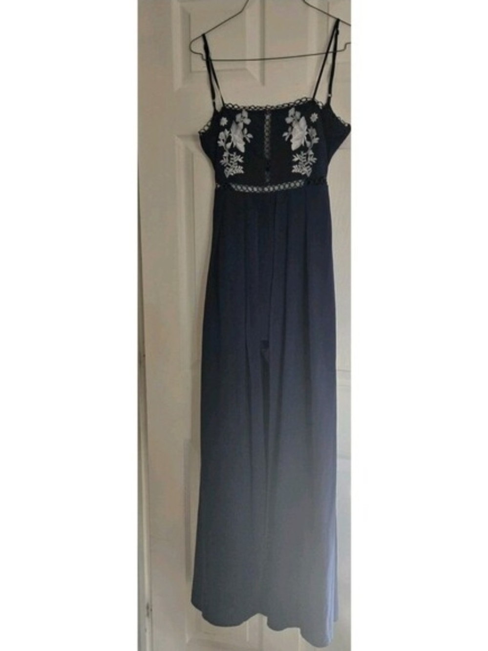 Fashion Nova Malinda Maxi Dress - Navy Blue